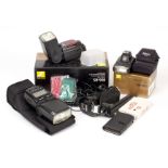 Selection of Nikon Speedlite Flash Units. Comprising SB-900 and SB-400 units in makers boxes and a