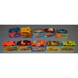 10 Matchbox Superfast diecast models including 4, 6, 16, 20 Lamborghini Marzal, 24, 33, 34, 41