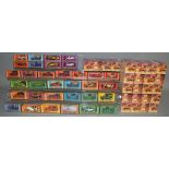 57 boxed diecast models by Matchbox, which includes; 33 models of yesteryear and 24 Great Beers Of