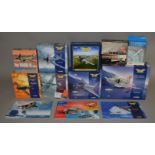 9 Aviation diecast models mainly by Corgi and mostly 1:72 scale, all models are boxed (9).