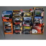 13 James Bond 007 diecast models by Corgi, also included in this lot is 2 box sets, Casino Royale