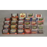 28 boxed diecast Bus and Coach models, the majority being  in 1:76 scale, by Lledo, EFE (Exclusive