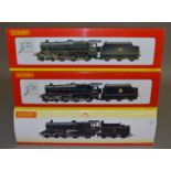 OO Gauge. 3 boxed Hornby Locomotives including R2714 BR 4-6-0, R2250 and R2258 (weathered) 4-6-0