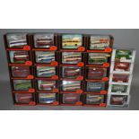 25 boxed EFE Exclusive First Editions diecast bus and coach models in 1:76 scale, including 2 x #