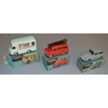 3 boxed Corgi Toys diecast models including 407 Smiths Karrier  Mobile Shop, overall G in P/F box