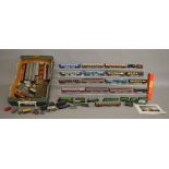OO Gauge. A selection of mainly unboxed railway items including Locomotives, Coaches and Wagons of
