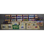38 boxed Corgi diecast bus and coach models, including items from the Corgi Classics range, a number