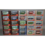 25 boxed EFE Exclusive First Editions  diecast bus and coach models in 1:76 scale. All appear G+/