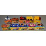 10 Matchbox Superfast diecast models including 4 Gruesome Twosome 8, 10, 18, 33, 36 Deaguar 36