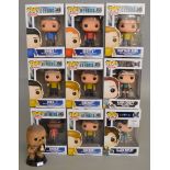 9 boxed Funko Pop figures, including Star Trek Beyond, Aliens, Lara Croft, this lot also includes an