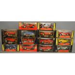 14 boxed Burago 1:18 scale diecast models (14).