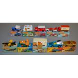 10 Matchbox Superfast diecast models including 2 S-2 Jet, 5, 12, 27, 31 Caravan, 40, 42 Tyre