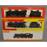 OO Gauge. 3 boxed Hornby Steam Locomotives including R3154 DCC Ready Patriot Class E.C. Trench '