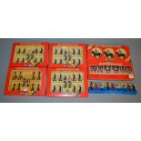 6 boxed Britians Ceremonial Soldier Figure Sets, 3 x #7202 Royal Marine Colour Party, #7206 Scots