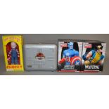 2 Marvel heroes figures by Corgi 1:12 scale both are boxed, this lot also includes a Living Dead