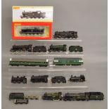 OO Gauge. A boxed  Hornby R3128 2-8-2T Locomotive  '7229' in BR black livery, together with  10
