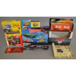 8 boxed diecast models which includes; Matchbox Thunderbirds Rescue Pack, Britains, Titanic etc (