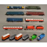 OO Gauge. 5 unboxed Diesel locomotives by Airfix, Lima, Hornby etc. including Hornby Inter-City