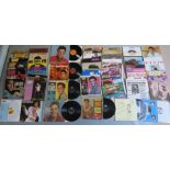 58 Elvis Presley LP vinyl records including Elvis RD 27120, G I Blues RD 27192, Golden Records
