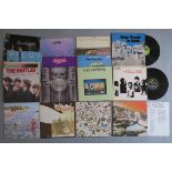 Collection of 18 LP vinyl records in excellent condition including Led Zeppelin II, Led Zeppelin