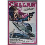 A Collection of six one sheet film posters including "Callan" 1974 English 2 sheet (27 x 40 inch)