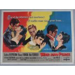 War and Peace (1956) original British quad film poster from Paramount starring Audrey Hepburn, Henry