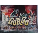 Gorgo (1961) original British Quad film poster for the Science fiction film by the King Brothers set