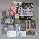Promo CD collection inc 20 David Bowie promo CDs, and box sets including A Diana Ross signed musical