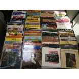 Compilation LP records including Age of Atlantic, Incense and Oldies, Radio Luxembourg, Golden