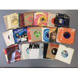 Records 7 inch vinyl singles including The Four Tops, The Supremes, Neil Diamond, Slade, Elton John,