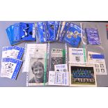 A collection of Birmingham City football programmes, approximately 82 between September 1967 and