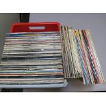 Collection of LP vinyl records mostly in very good or better condition inc Neil Diamond, Johnny