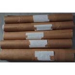 Approximately 75 modern film posters in 5 rolls some are rolled and some are folded, titles are