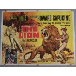 Ten UK Quad film posters including William Holden in "The Lion", "Journey to the Seventh Planet", "