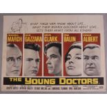 Fifteen film posters mostly British Quads including "The Young Doctors" printed in England by