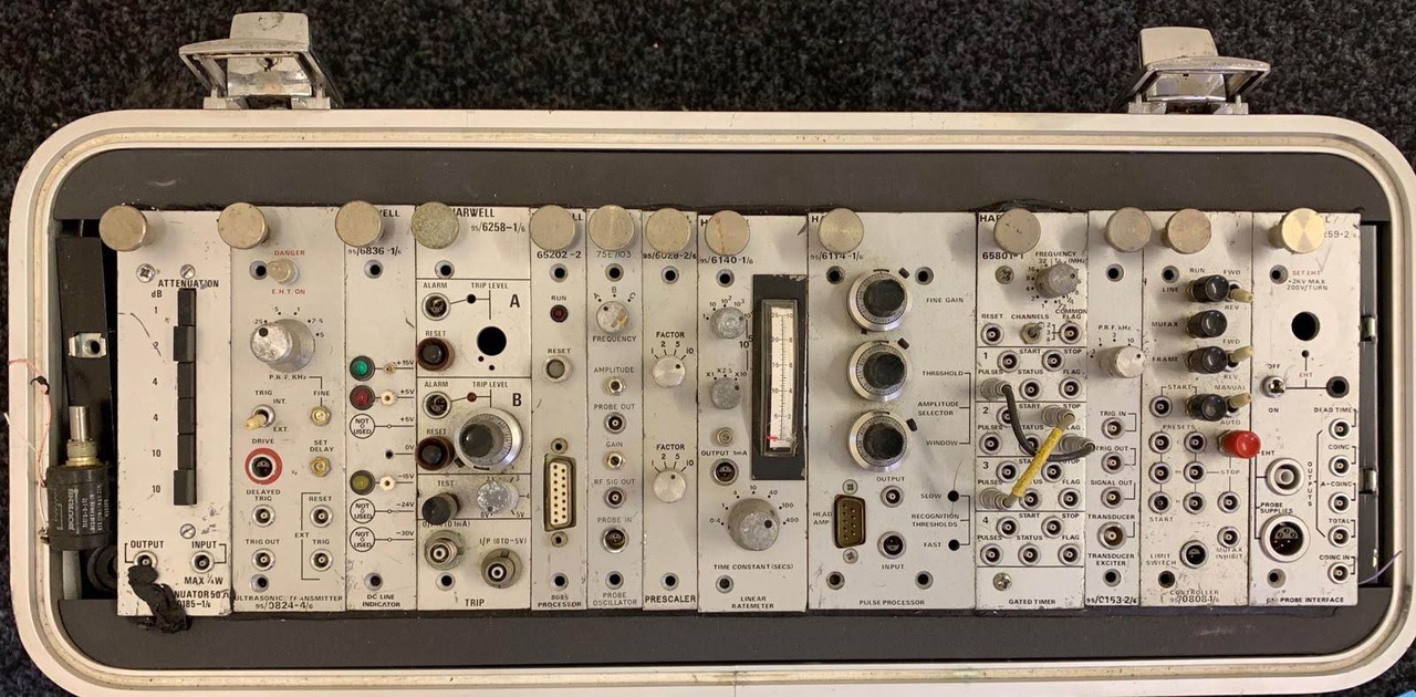 James Bond original screen used prop IDA control panel. An IDA control panel from the James Bond 007 - Image 2 of 2