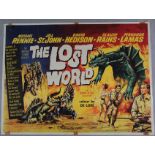 The Lost World (1960) original British Quad film poster from Sir Arthur Conan Doyle's imagination