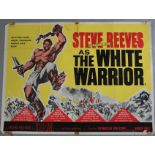 Fifteen British Quad film posters from the 50's and 60's including Steve Reeves (Hercules) as "The
