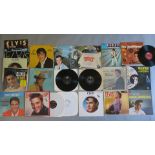 44 Elvis Presley LP vinyl records in excellent condition including Elvis Golden Records RCA maroon