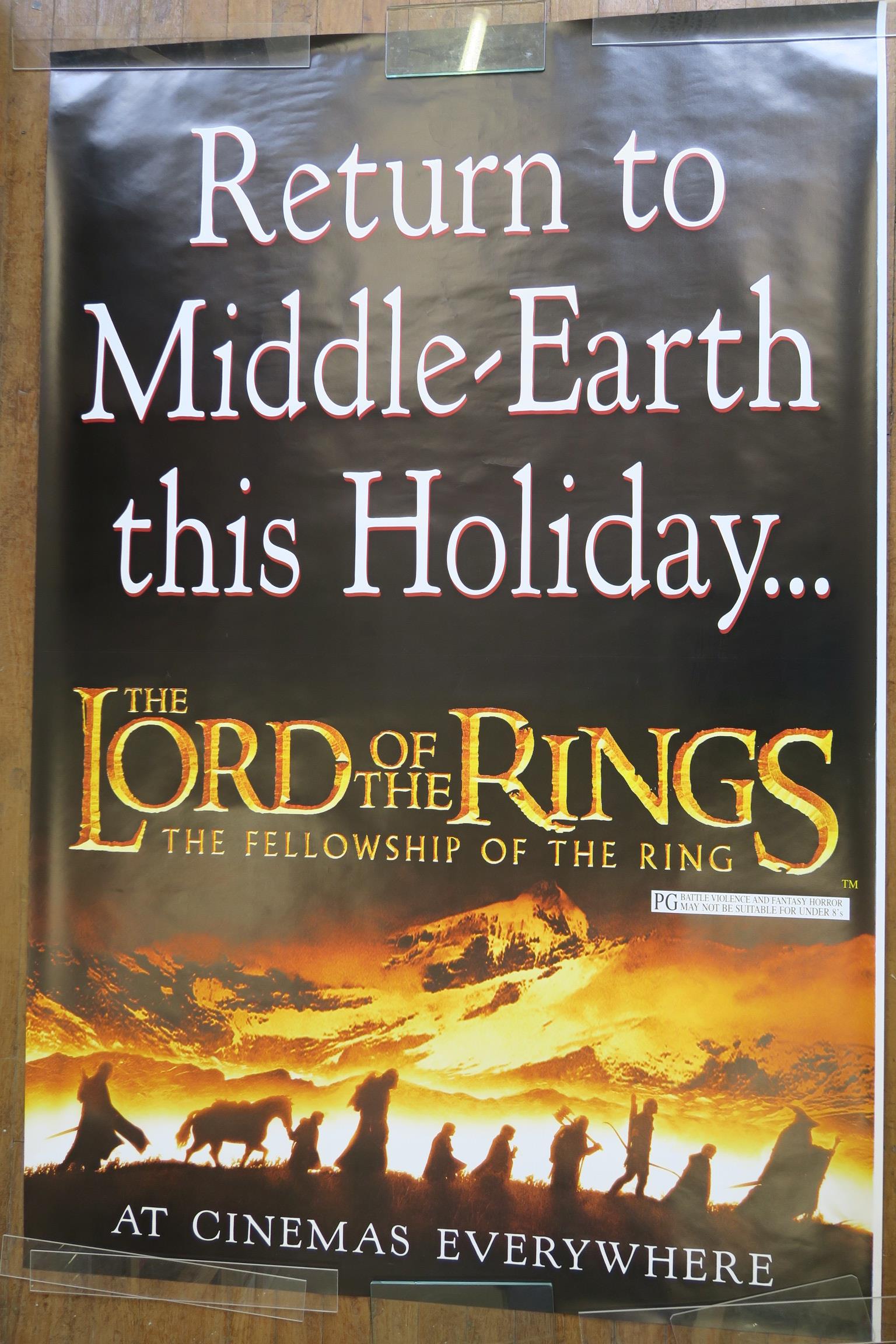 Lord of the Rings The Two Towers set of 3 original double-sided rolled film posters measuring 47 x - Image 4 of 4