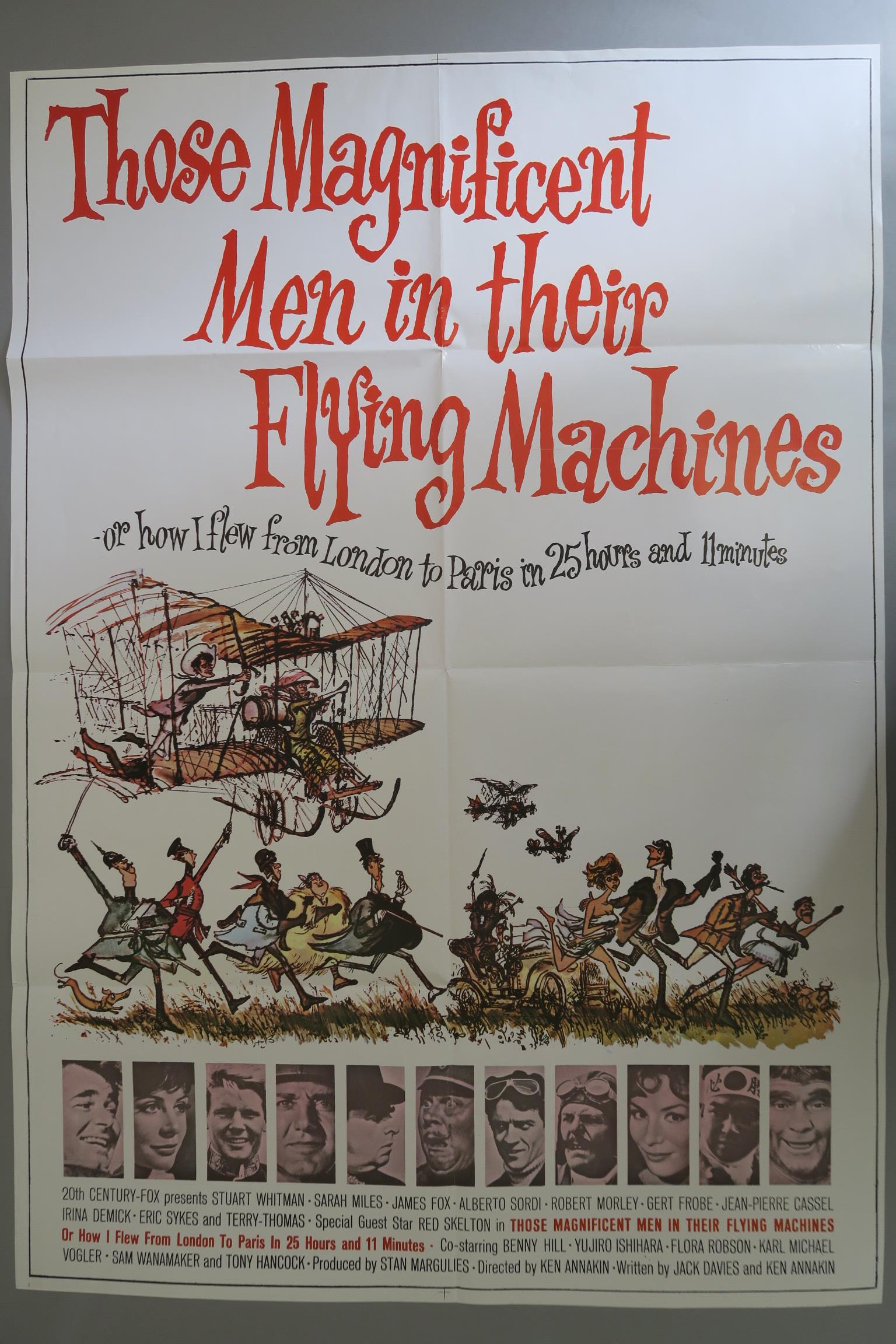 Film posters including "Those Magnificent Men in their Flying Machines" 1965 first release British - Image 2 of 4