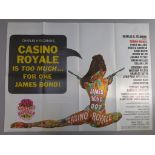 Casino Royale original 1967 British Quad film poster printed in England by Lonsdale & Bartholomew of