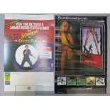 James Bond promotional posters including Schweppes Licence to Kill competition video poster