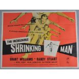 The Incredible Shrinking Man (1957) original British Quad Science Fiction film poster starring Grant