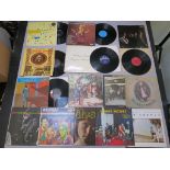 Interesting collection of 15 rock & jazz LPs including Rolling Stones Decca unboxed FFRR LK 4605,