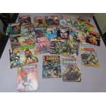One box of comics including Vampirella no 56 (1976), Tales of the Zombie 02189 plus July, House of