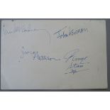 The Beatles early 8th July 1963 signed autographs of Paul McCartney, John Lennon, George Harrison