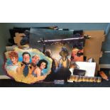 A collection of several cinema and other standees, including: Casino Royale, Quantum of Solace,