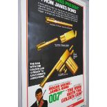 The Man with the Golden Gun Christmas present - 1974 teaser US one sheet film poster detailing the