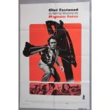 Magnum Force International one sheet movie poster from 1973 Warner Bros starring Clint Eastwood as